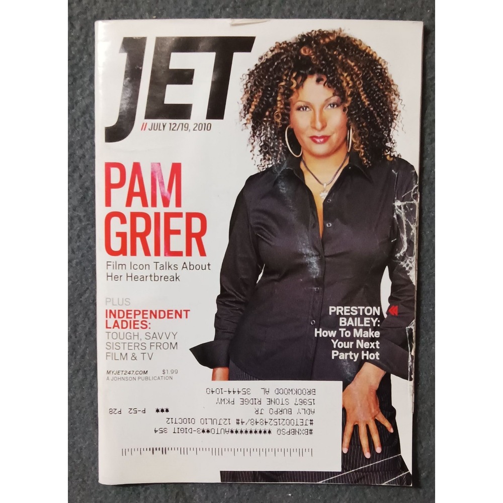 Jet Magazine July 12/19, 2010 - Pam Grier
